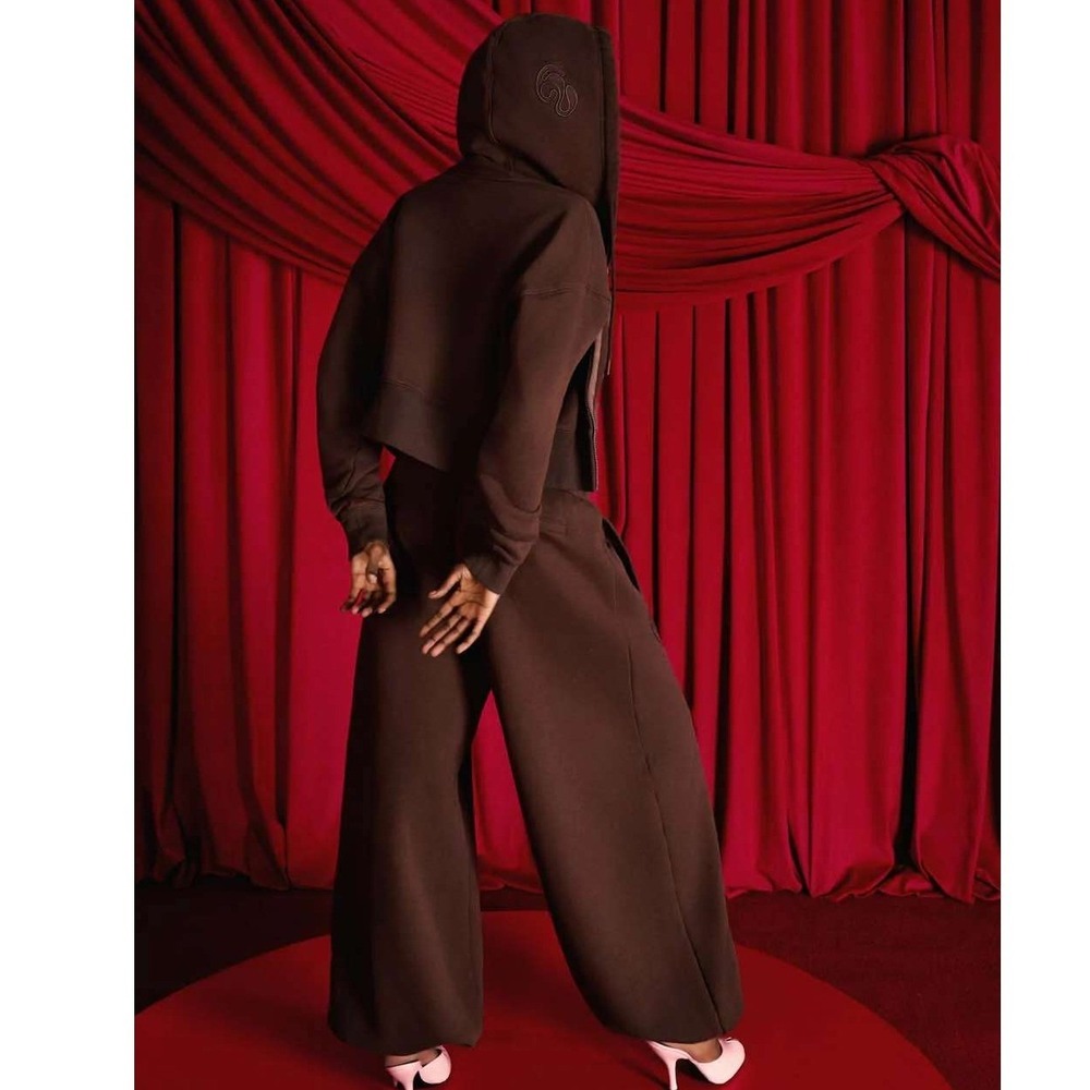 Kai Collective Espresso Matching Set Hoodie Parachute Sweatpants Medium NWT - Picture 8 of 16